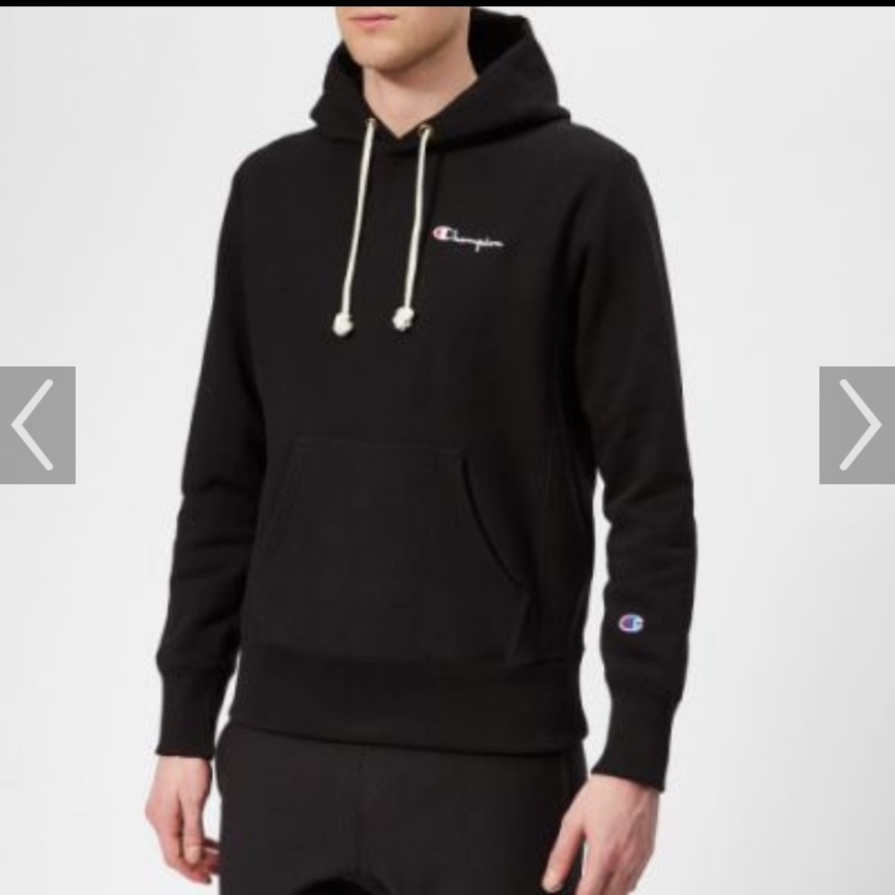 NWT Champion hoodie men black M
